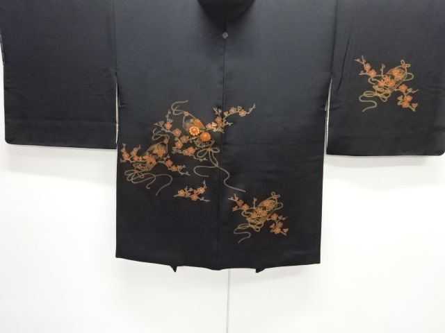 JAPANESE HAORI / UNUSED / EMBROIDERY / INRO PATTERN